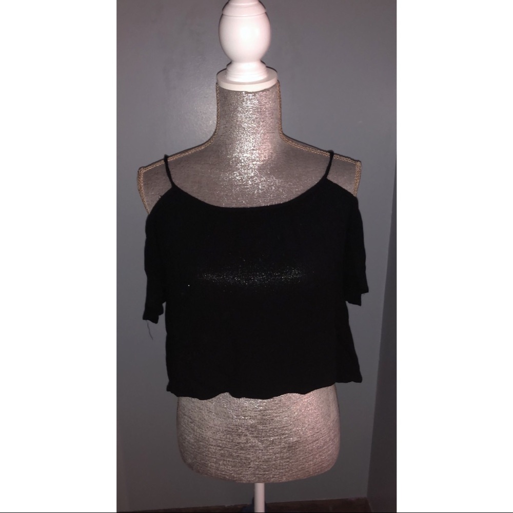 Black Tank-top/Off the shoulder top